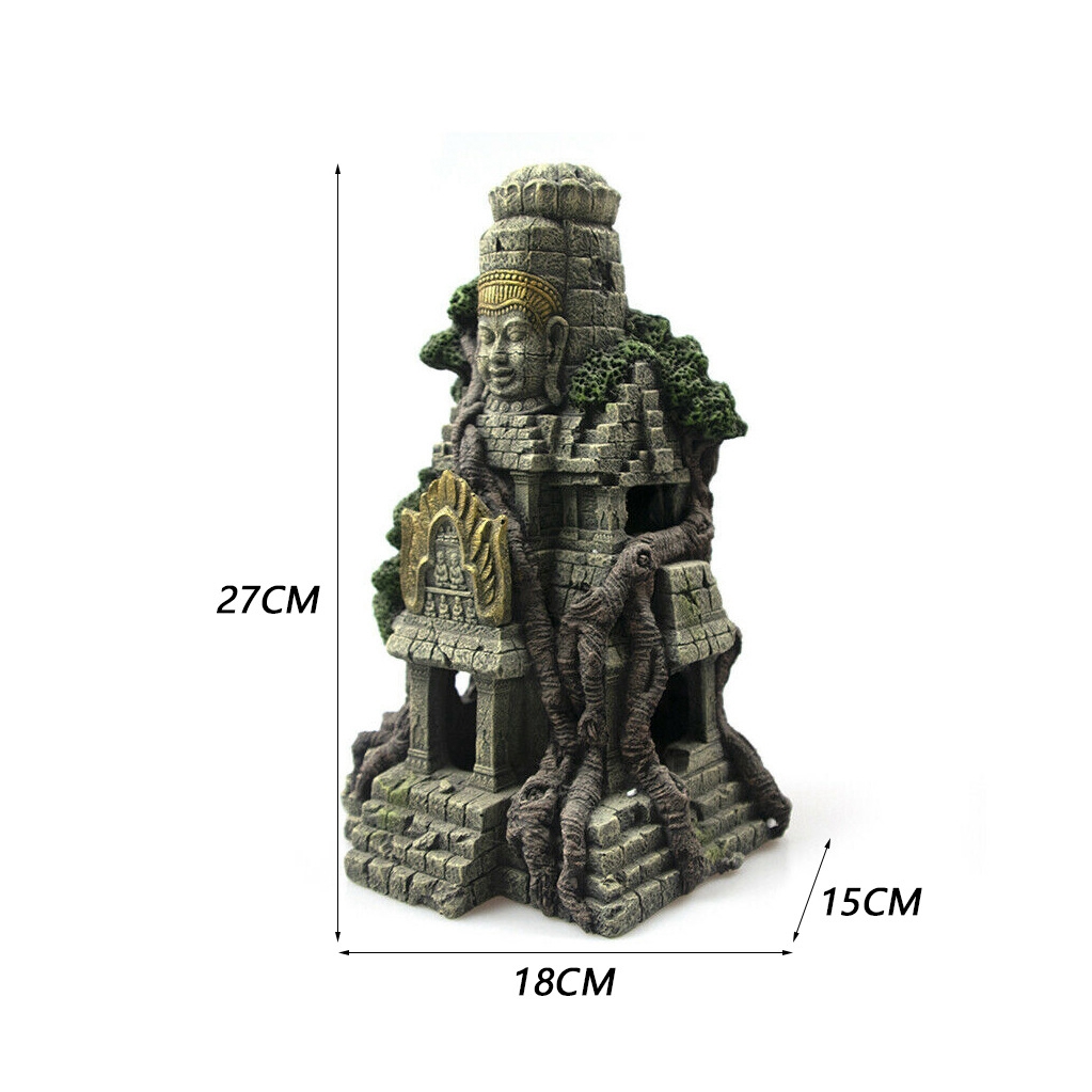 Aquarium Decor - ABJO-Home Aquarium Ornament Oude Steen Boeddha