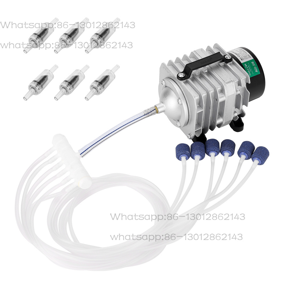 Aquarium Pump - Aquarium zuurstofpomp elektromagnetische luchtcompressor ACO-328 beluchter