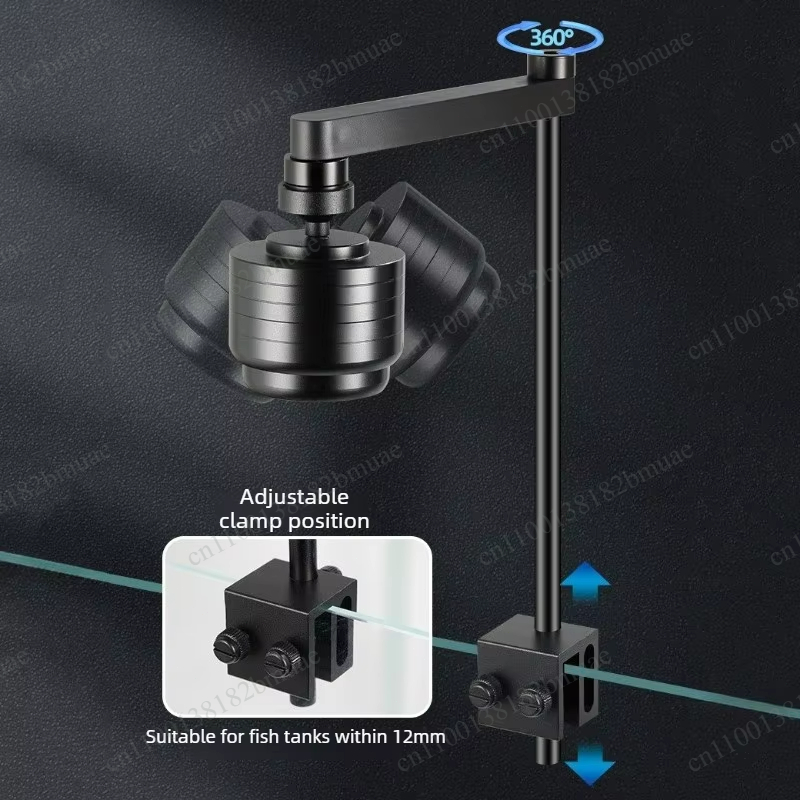 Aquarium Light - Aquariumverlichting, LED-lamp voor aquariums, 3 kleuren,