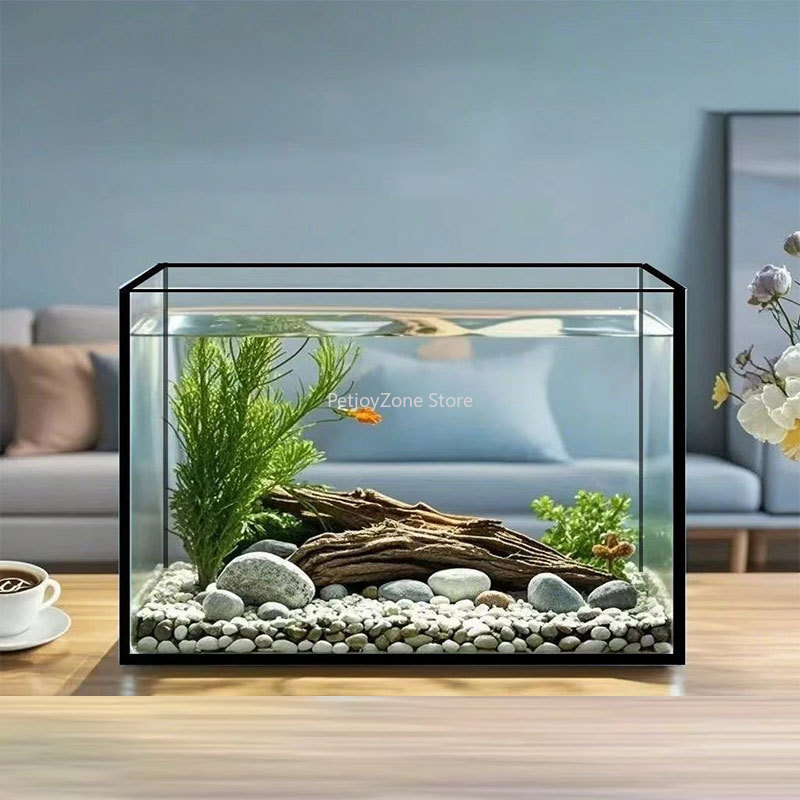 Aquarium Fish Keeping - Ultraheldere grote rechthoekige glazen aquariumtank op