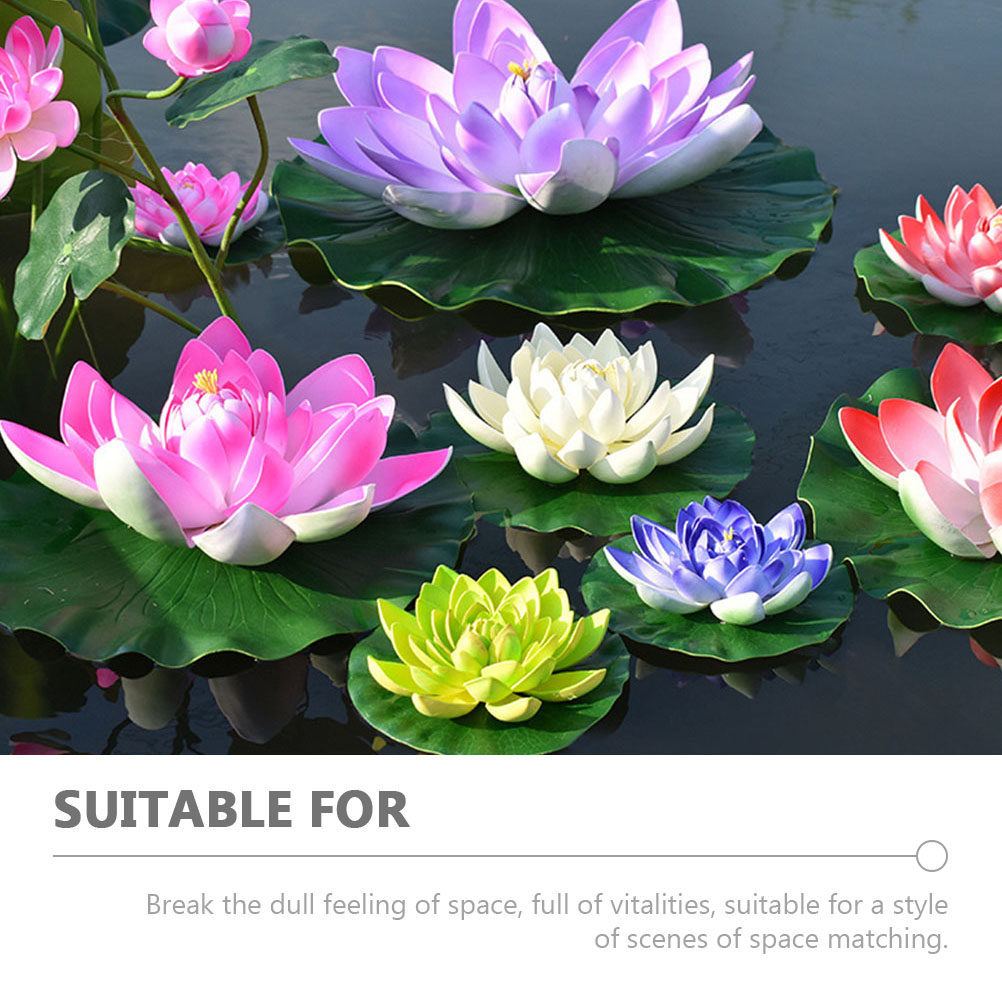 8 stuks kunstmatige lotusplant - Aquarium Plants recensie en prijs