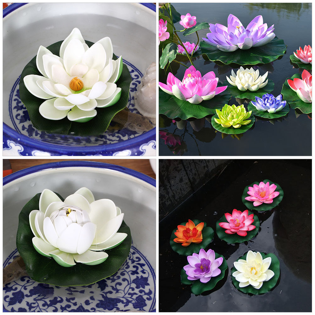 8 stuks kunstmatige lotusplant - Aquarium Plants recensie en prijs