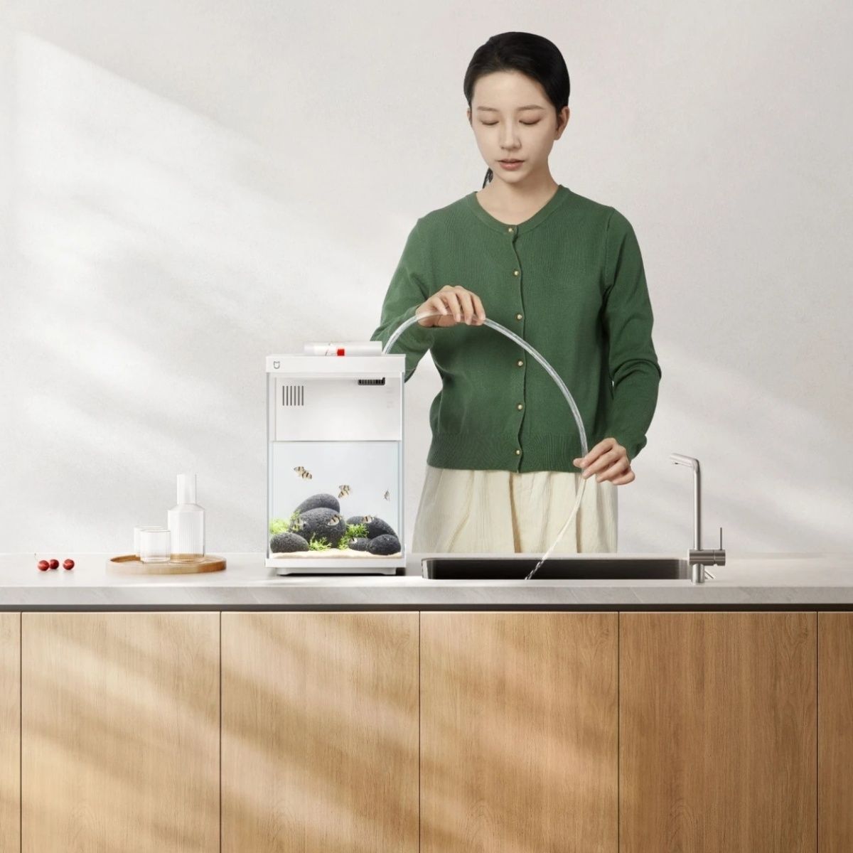 Mijia Smart Desktop Aquarium 1 - Xiaomi Aquarium Fish Tank recensie en prijs