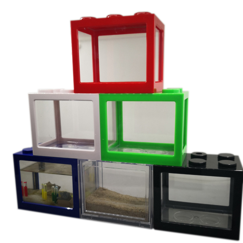 7-kleurige mini-aquarium betta - Betta Fish Tank recensie en prijs