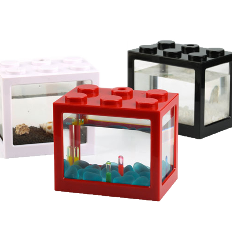 7-kleurige mini-aquarium betta - Betta Fish Tank recensie en prijs