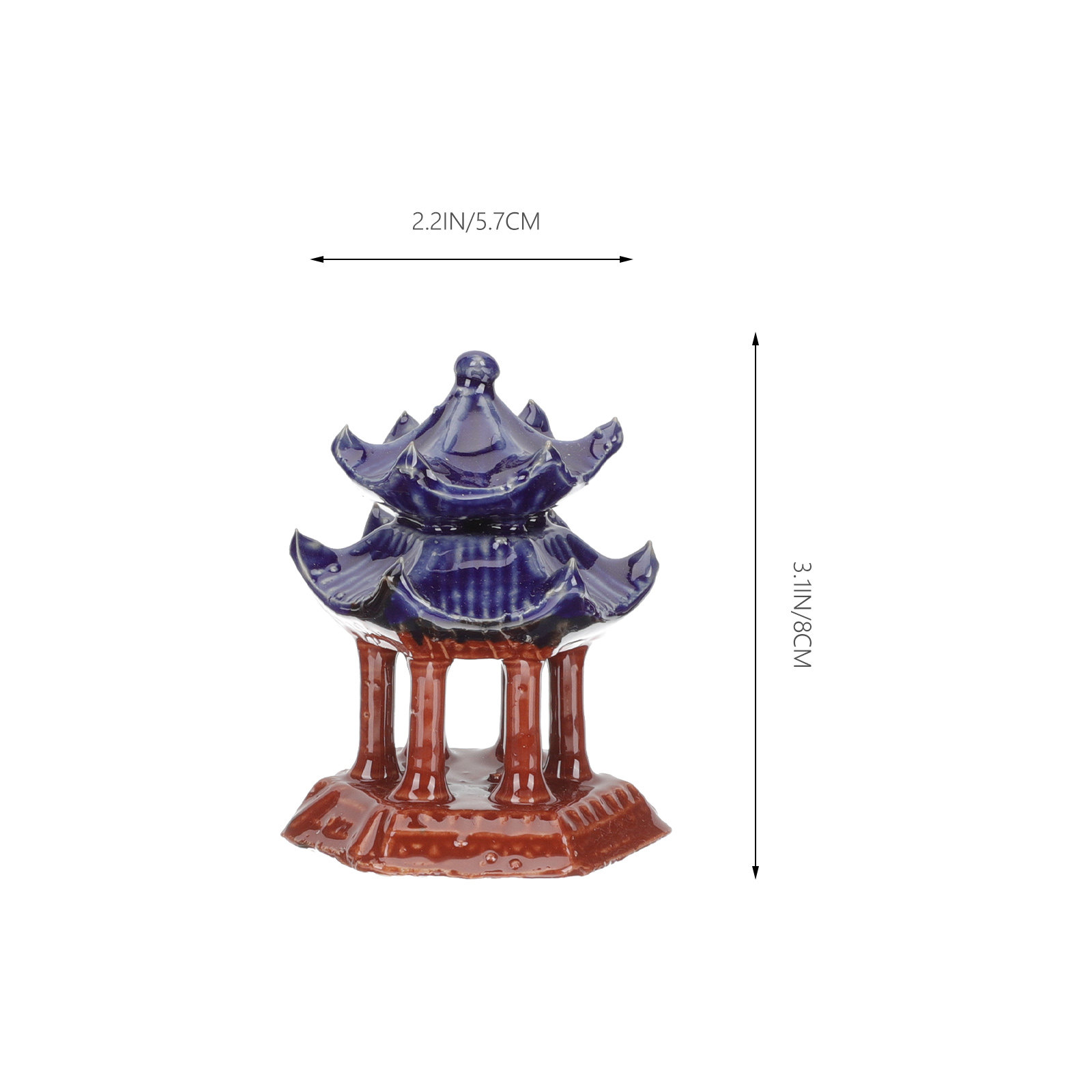 3 stuks keramische paviljoen,  - Aquarium Decor recensie en prijs