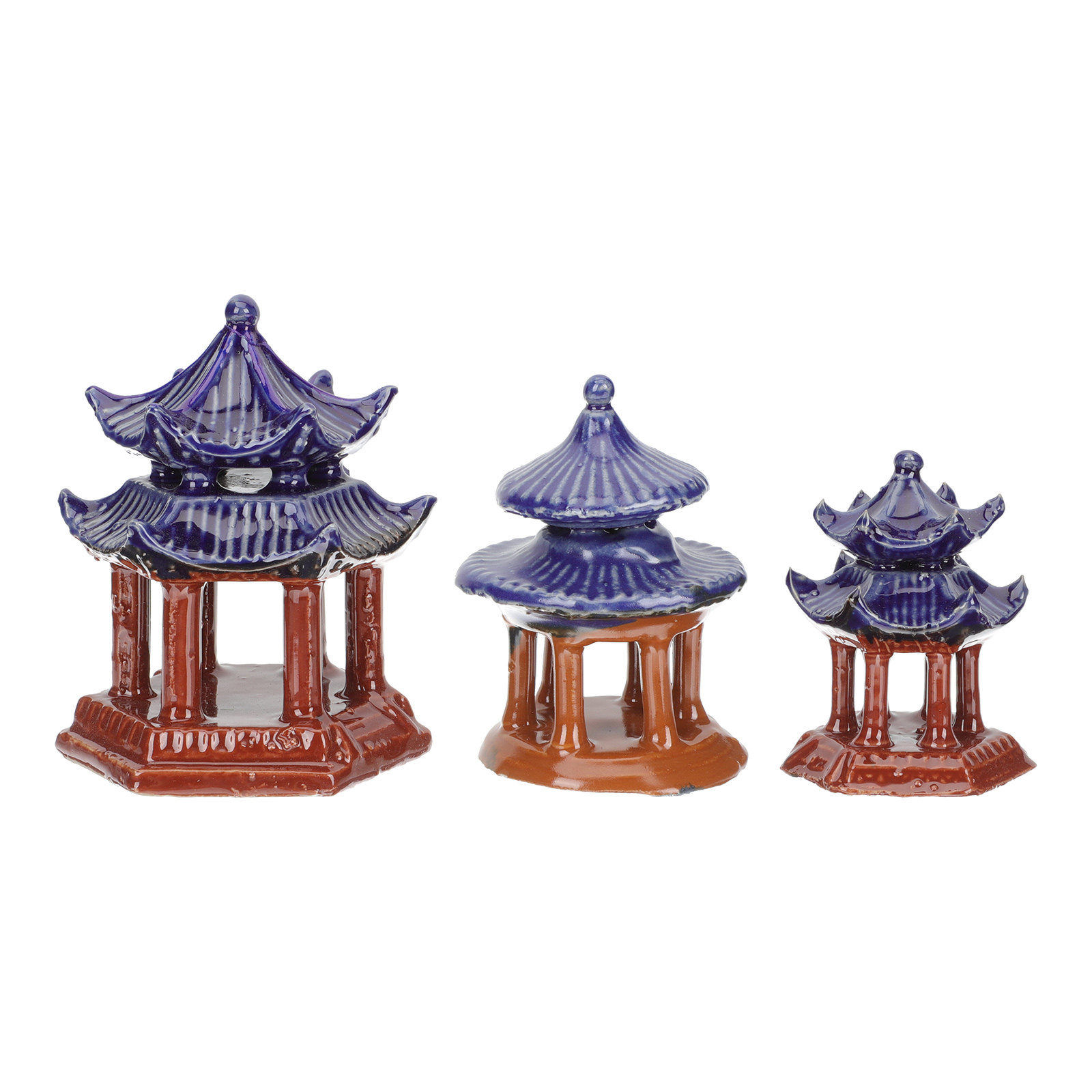 3 stuks keramische paviljoen,  - Aquarium Decor recensie en prijs